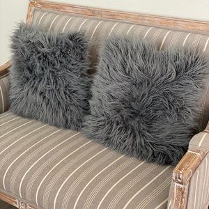 Set of two throw pillows